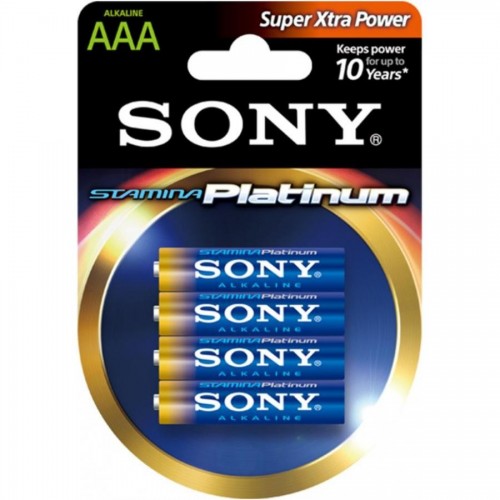 Батарейки Sony Platinum, AAA/LR3, 4 шт/уп