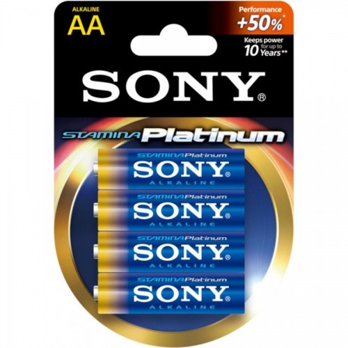 Батарейки Sony Platinum, AA/LR6, 4 шт/уп