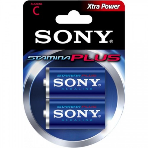 Батарейка Sony, LR14, C, 2шт/уп.