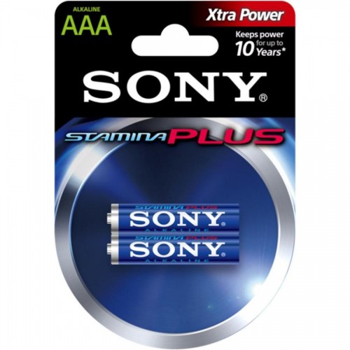 Батарейки Sony, AAA/LR3, 2 шт/уп
