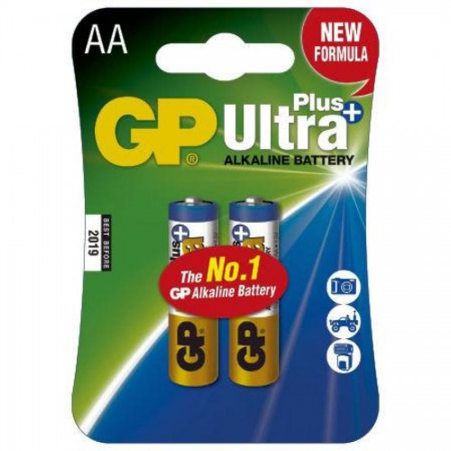 Батарейки GP Ultra Alkaline AA/LR6, 2 шт/уп