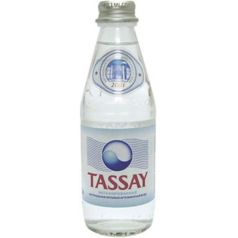 Минеральная вода TASSAY без газа, 0,25л, стекло