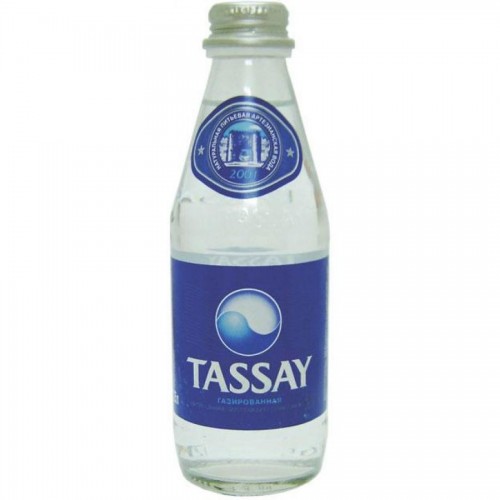 Минеральная вода TASSAY с газом, 0,25л, стекло