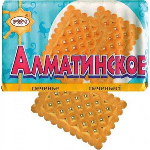 Печенье Рахат "Алматинское" в пачке, 220 гр