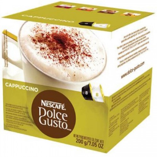Кофе в капсулах Dolce Gusto Cappucchino, с молоком, 8 шт/уп