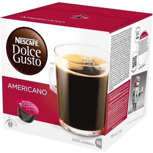 Кофе в капсулах Dolce Gusto Americano, черный, 16 шт/уп