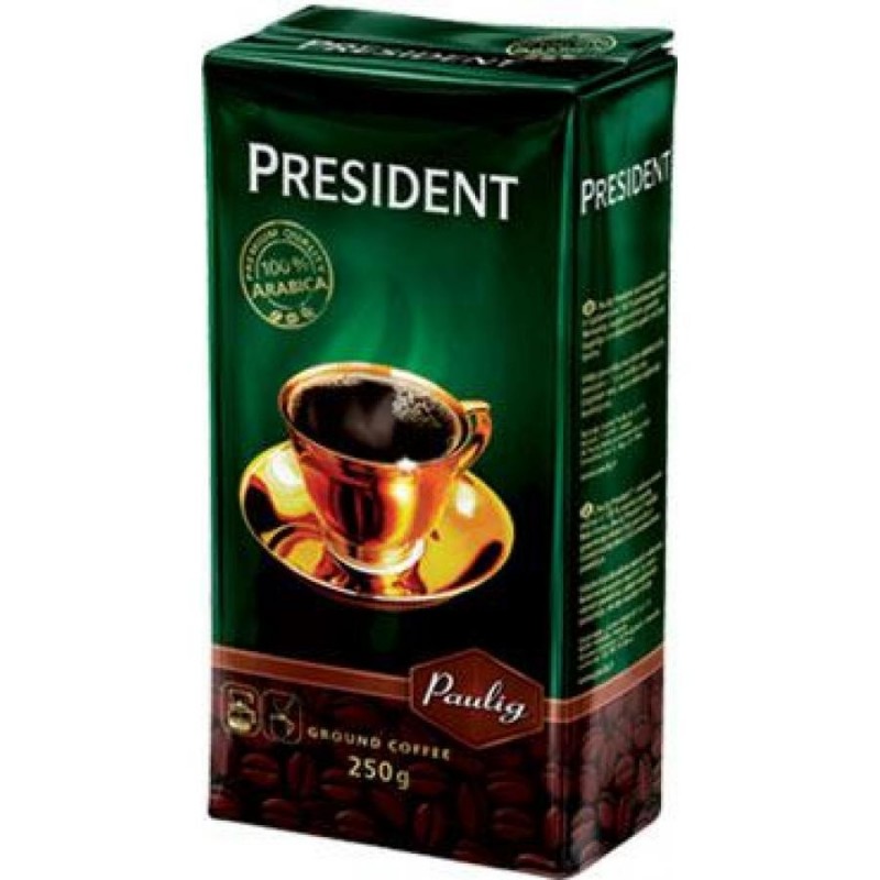 Кофе молотый Paulig Президентти в пакете, 250гр