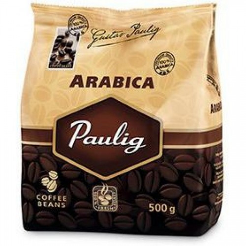 Кофе в зернах Paulig Арабика в пакете, 500гр