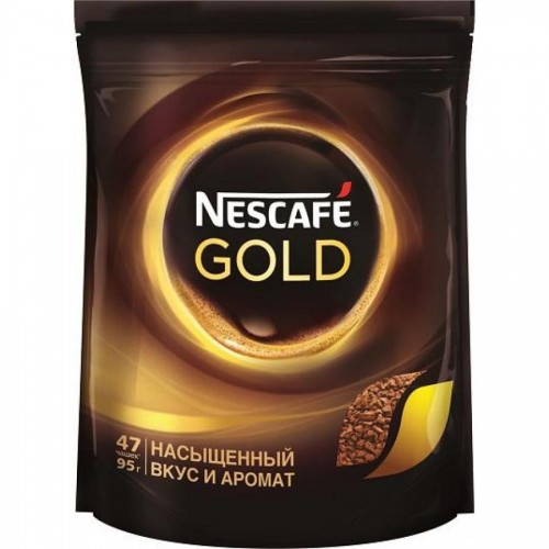Кофе Nescafe Gold, 95 г, вакуум. упаковка