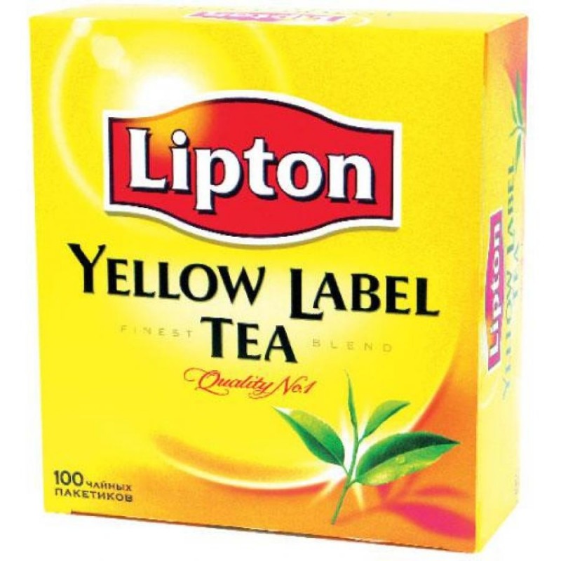 Чай черный Lipton , 100 х 2 г, в пакетиках