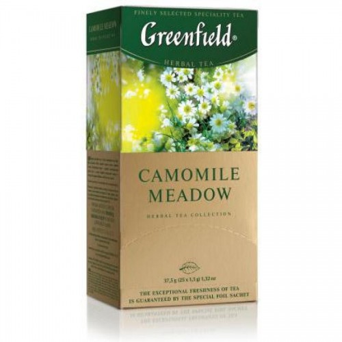 Чай травяной Gf Camomile Meadow, на основе ромашки, шиповника и ароматом личи, 25х1,5г