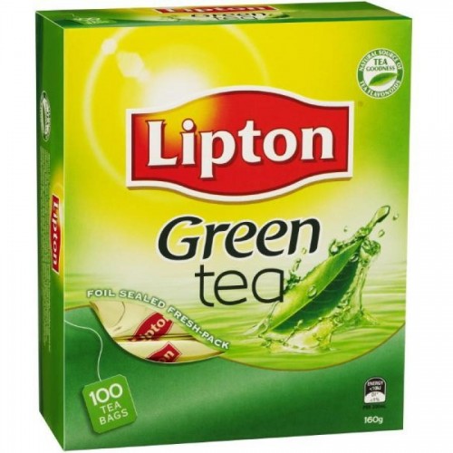 Чай зеленый Lipton, 100 х 2 г, в пакетиках