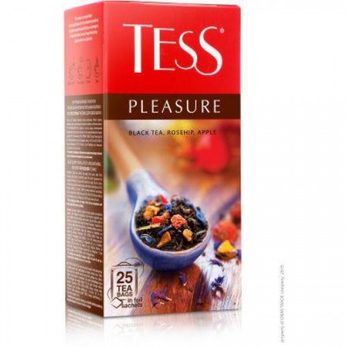 Чай черный Tess Pleasure, 25 х 1,5 г, в пакетиках