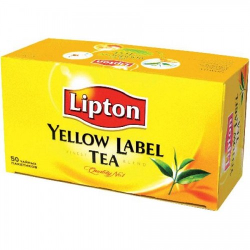 Чай черный Lipton, 50 х 2 г, в пакетиках