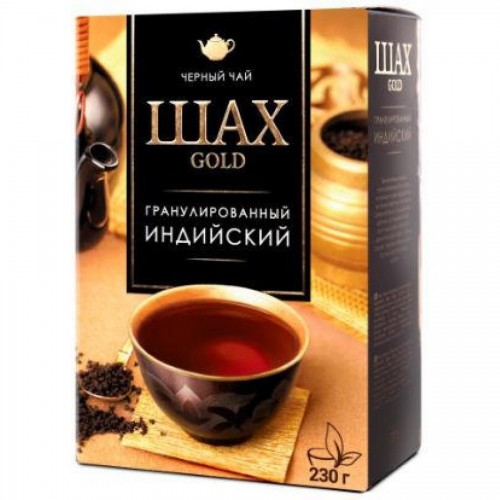 Чай черный Шах Gold, индийский, гранулированный, 230 гр