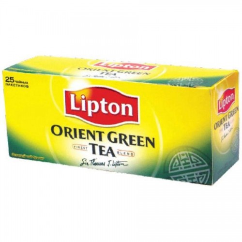 Чай зеленый Lipton, 25 х 2 г, в пакетиках
