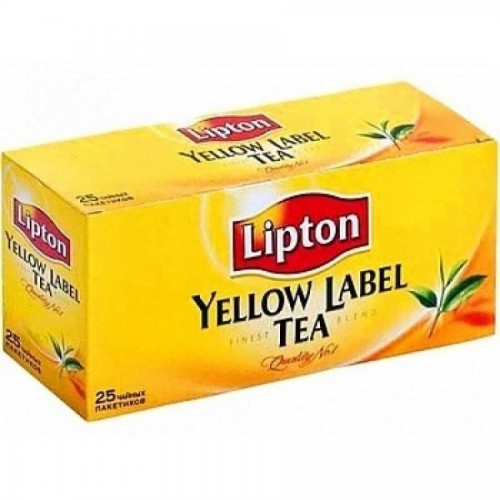 Чай черный Lipton, 25 х 2 г, в пакетиках