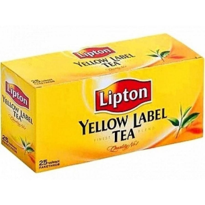 Чай черный Lipton, 25 х 2 г, в пакетиках