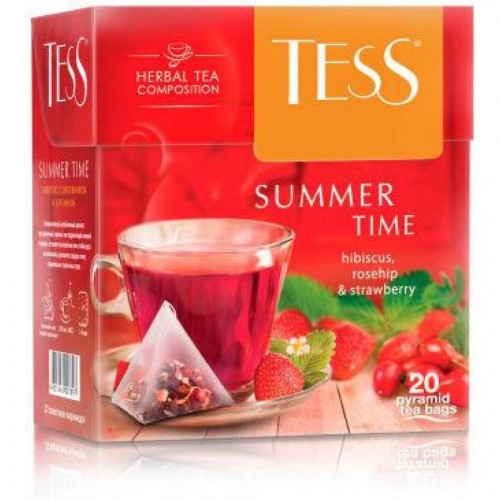 Чай травяной Tess Summer Time, 20 х 2 г, пирамидки