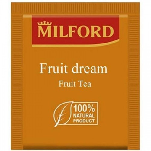 Чай травяной Milford Fruit Dream, 300 х 1,75г, с шиповником, яблоком, апельс., лимоном, в конвертах