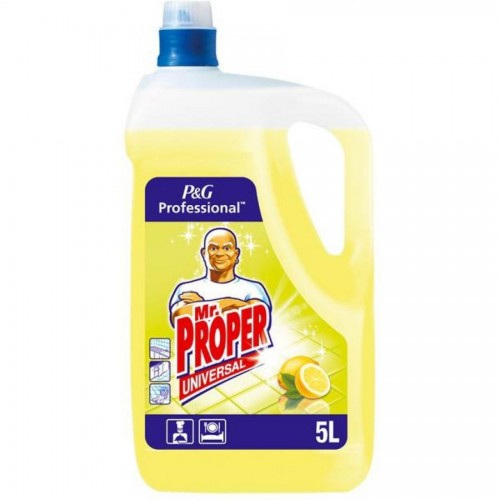 Средство моющее универсальное Мистер Пропер для полов и поверхностей, лимон, 5 л