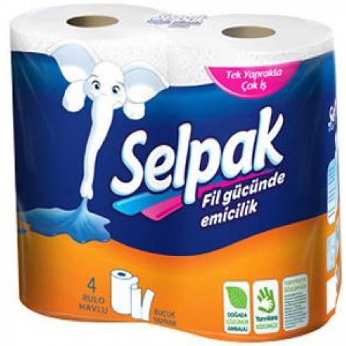 Бумажные полотенца Selpak, 2 рулона