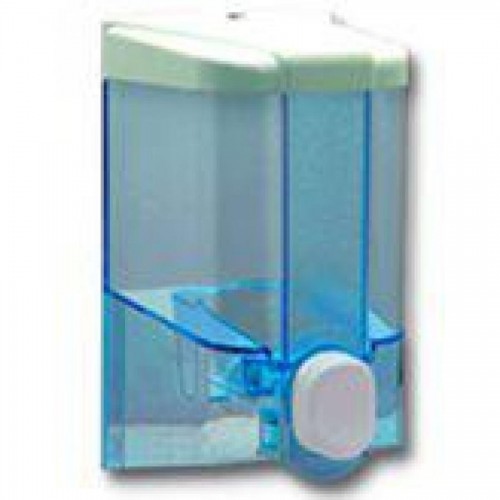 Диспенсер для жидкого мыла Vialli S3 1л, 19 х 10,5 х 10 см, пластик, прозрачный (FED2008)