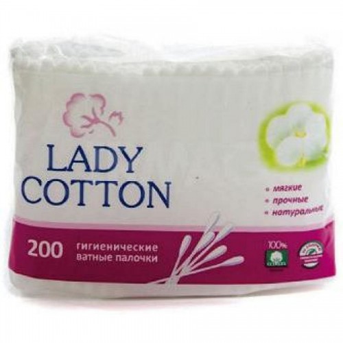 Ватные палочки Lady Cotton, 200 шт/уп