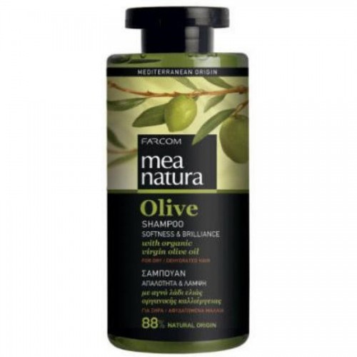 Шампунь MEA NATURA Olive, для сухих волос, 300 мл.