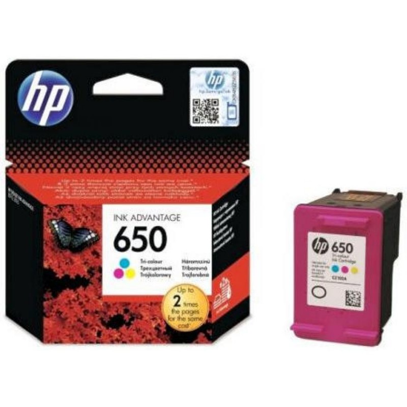 Картридж HP CZ102AE для Deskjet Ink Advantage 2515/2516, №650, трехцветный