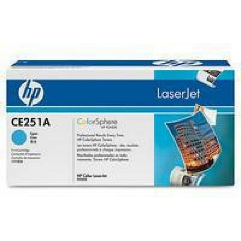 Картридж для принтеров HP Color LaserJet СМ3530/CM3530fs/CP3525dn/CP3525n/CP3525x HP CE251A , гол.
