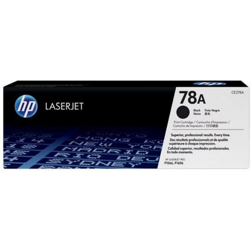 Картридж HP СE278A для HP LJ P1566/P1606, черный