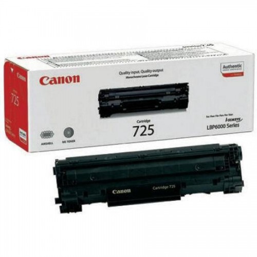 Картридж Canon 725 для i-SENSYS MF3010/LBP-6000/6020/6030, черный