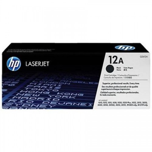 Картридж для лаз принтера HP LaserJet 1010 Q2612AC, черный
