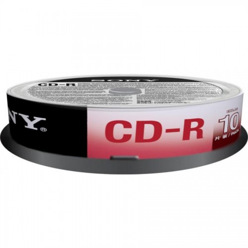 Диски записываемые CD-R Sony, 10шт/упак. 700mb