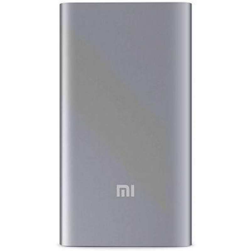 Зарядное устройство портативное Xiaomi Mi Power Bank 5000 mAh, USB, серебро