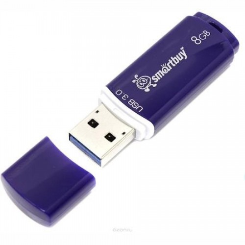 Флэш-накопитель Smartbuy Crown Blue, USB 3.0, 8 GB