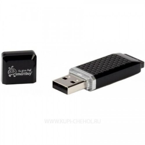 Флэш-накопитель Smartbuy Quartz Black, USB 2.0, 32 GB