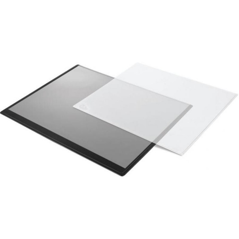 Подложка на стол с прозрачным покрытием 500х630 мм, черный