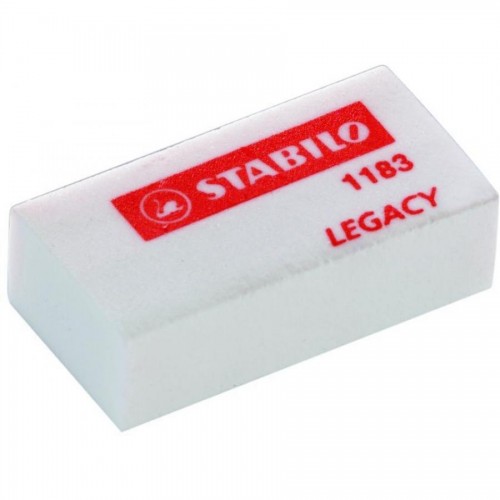 Стирательная резинка Stabilo Legacy, 6 шт/уп, белая (1183/6)
