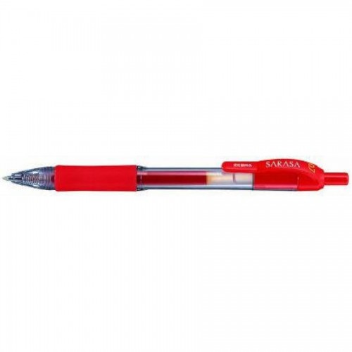 Ручка гелевая автом. SARASA, 0,7 мм, красный
