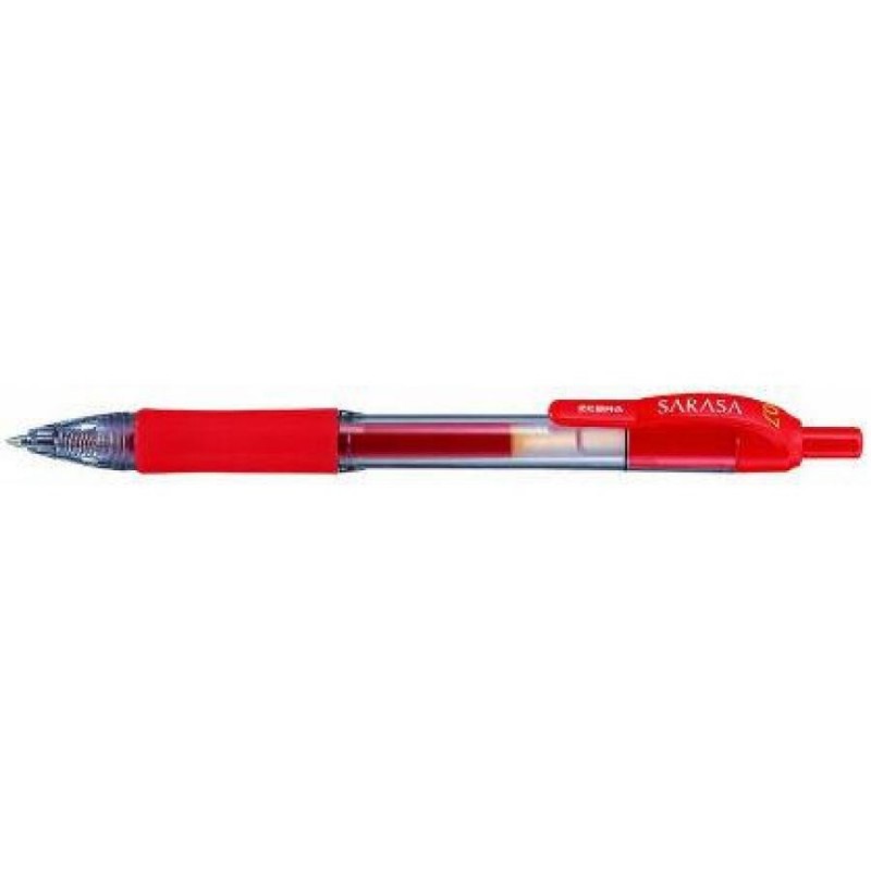 Ручка гелевая автом. SARASA, 0,7 мм, красный
