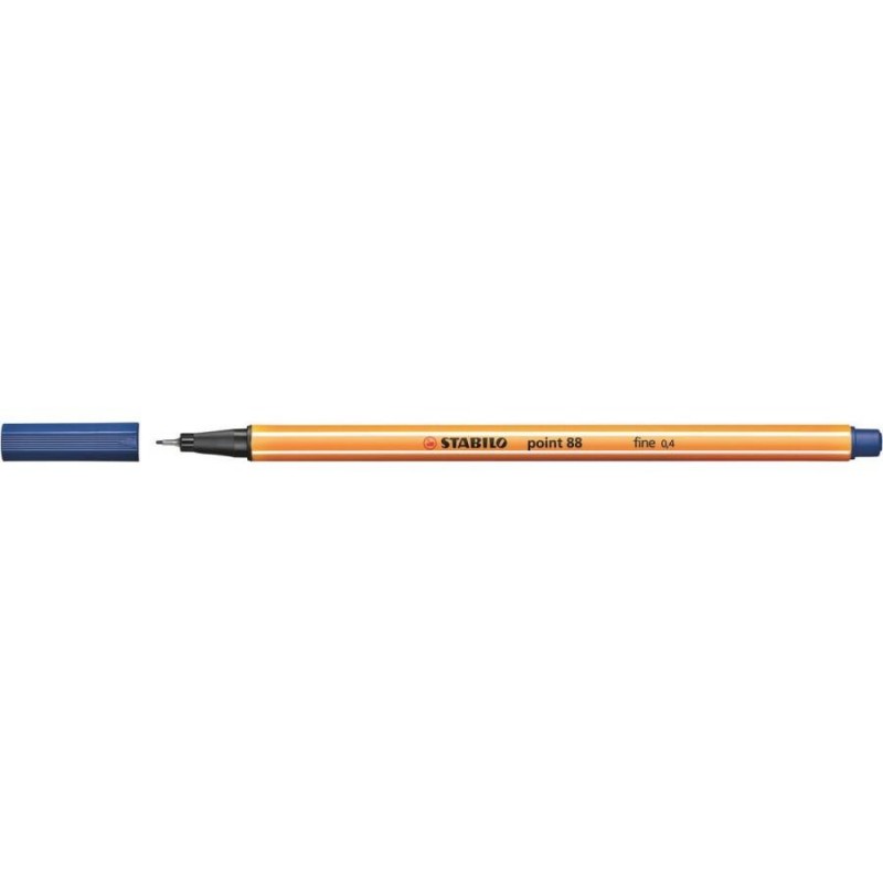 Ручка капилярная Stabilo point 88, 0,4 мм, синий (88/41)