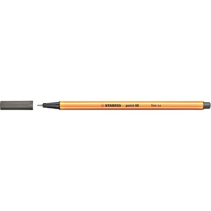 Ручка капилярная Stabilo point 88, 0,4 мм, темно-серый (88/96)