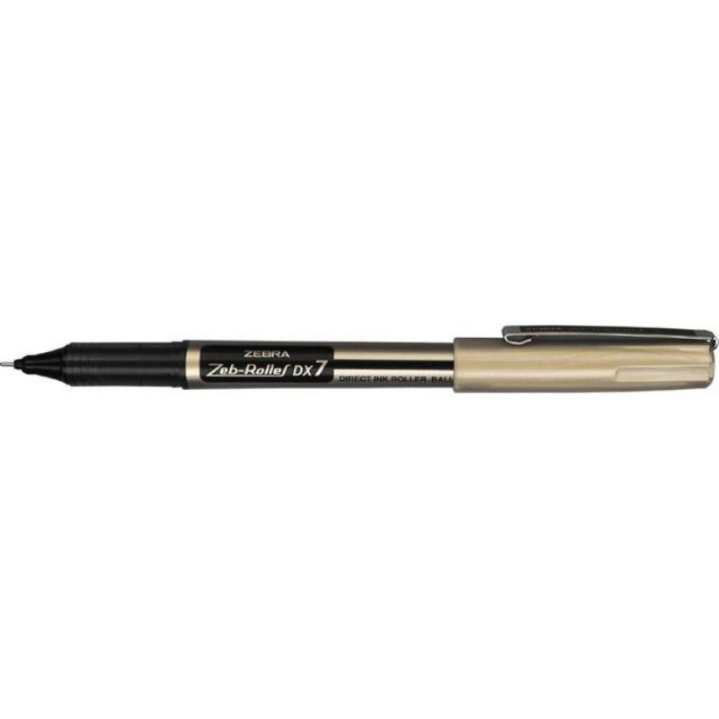 Ручка zeb-roller dx7. 0,7мм, черный