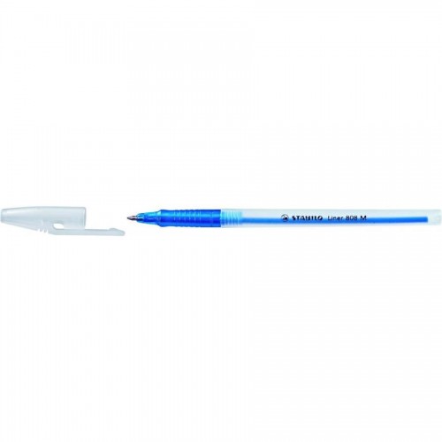 Ручка шариковая Stabilo liner 808 M, 0,45мм, синий (808M1041)