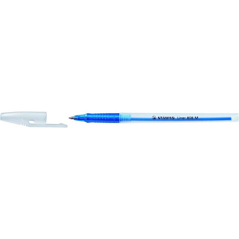 Ручка шариковая Stabilo liner 808 M, 0,45мм, синий (808M1041)