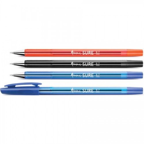 Ручка шариковая Forpus SURE, 0,7мм, черный