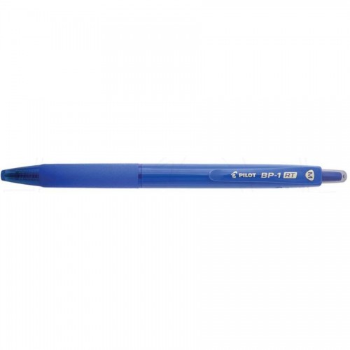 Ручка шариковая автом. Pilot BP-1 RT 1 мм, корпус синий, стержень синий