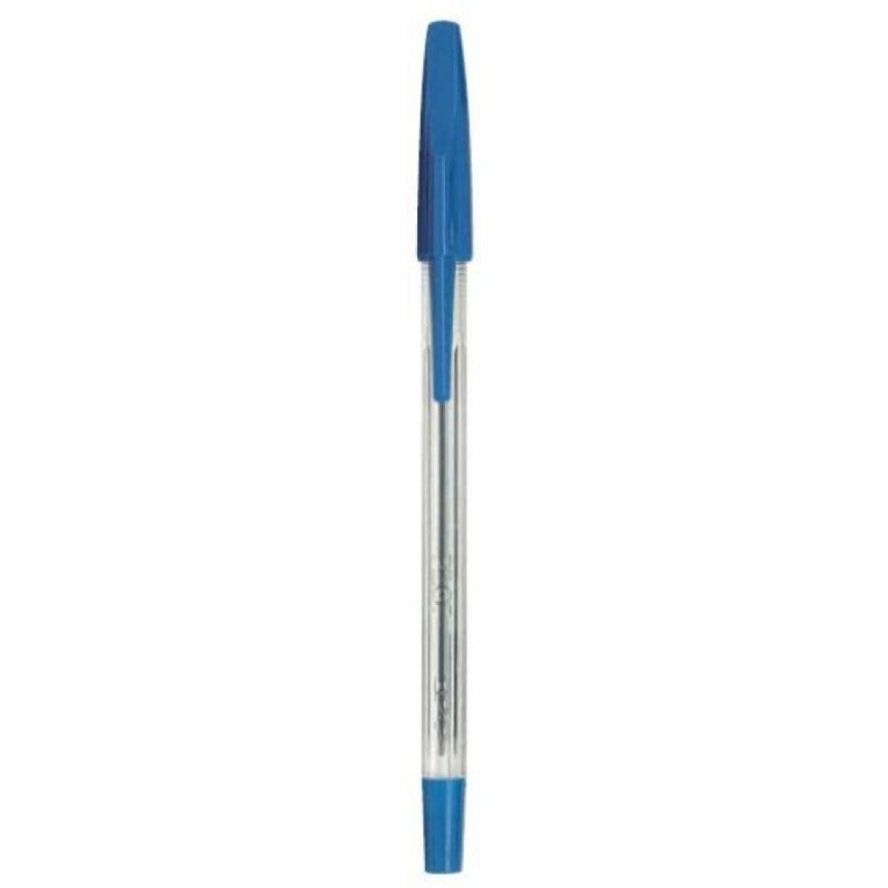 Ручка шариковая Pilot BPT-P 0,7 мм, прозрачный корпус, синий